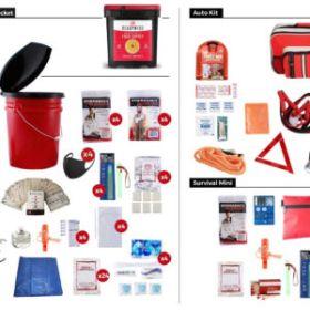 Family Preparedness Package w/ Food Storage