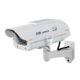 Dummy Camera in Outdoor Housing w/Solar Powered Light