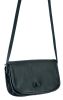 DS8500 Women's Black Construction Leather Purse/Shoulder Bag