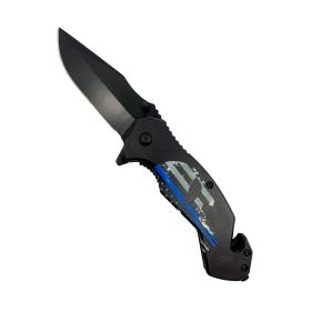 3 1/2" Spring Assisted Knife (Color: Punisher Skull)