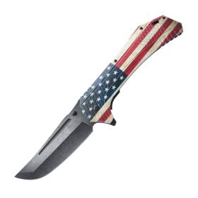 12.25" American Flag Knife (Style: US Flag)