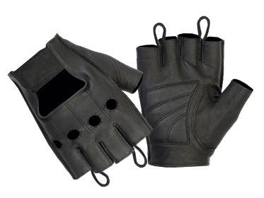 RC61 Premium Leather Fingerless Gloves (size: XS)