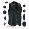 RC142 Men's Single Back Panel Concealed Carry Vest (Buffalo Nickel He