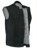 RC977 Men's Rough Rub-Off Raw Finish Denim Vest