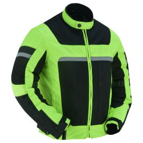 DS763 Men's Racer Mesh Jacket - High Vis (size: S)