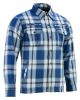 DS4673 Armored Flannel Shirt - Blue, White & Maroon