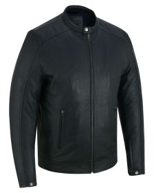 Classic Joe Men's Fashion Leather Jacket (size: S)