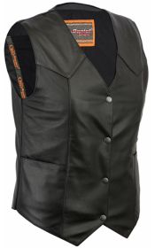 DS251 Women's Classic Plain Side Vest (size: 4XL)