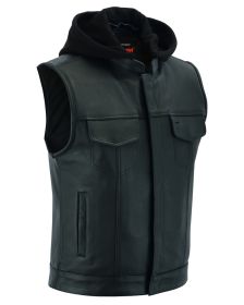 DS182 Concealed Snaps, Premium Naked Cowhide, Removable Hood & Hidden (size: S)