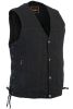 RC905BK Men&#039;s Single Back Panel Concealed Carry Denim Vest