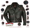 RC730 Men&#039;s Classic Plain Side Police Style Jacket