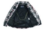 DS4672 Armored Flannel Shirt - Black, White & Red