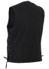 RC905BK Men&#039;s Single Back Panel Concealed Carry Denim Vest