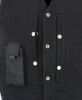 RC905BK Men&#039;s Single Back Panel Concealed Carry Denim Vest