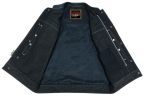 RC900 Men's Leather/Denim Combo Vest