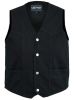 DM9725   Kid's Denim Plain Side Vest