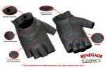 RC8 Women's Perforated Fingerless Glove